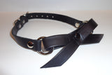 Leather Bow Choker
