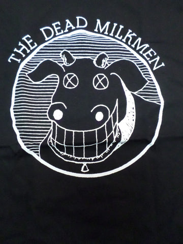 Dead Milkmen black tee with cow logo with xed out eyes
