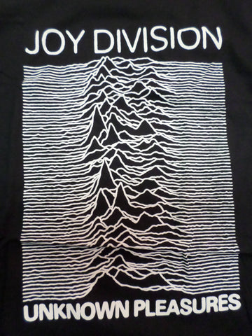 Joy Division Unknown Pleasures black T-Shirt with radio waves