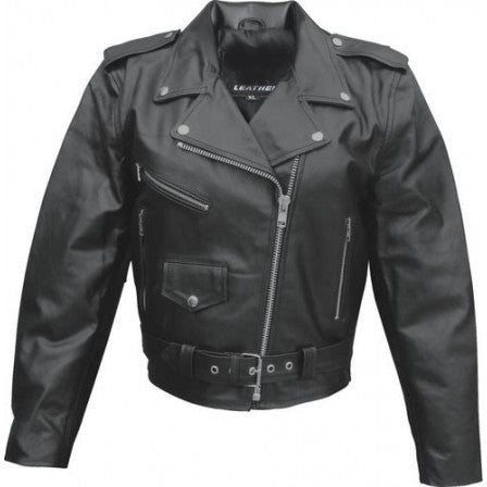 womens black genuine leather jacket
