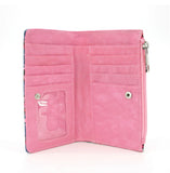 inside of wallet pink 
