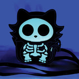 Skeleton Cat Glowing in the Dark