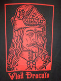 Vlad Dracula mens black tee red print