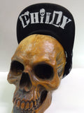 Crash Bang Boom Philly black and white trucker hat with Crash Bang Boom branding