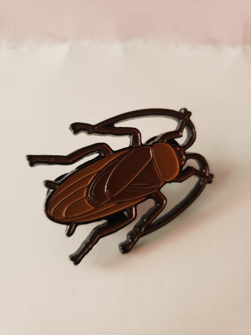 Cockroach enamel pin 