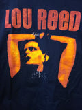 Lou Reed tee black tee with Lou Reed in spiked collar arms up