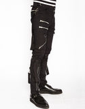 Black Bumflap Bondage Pant Side 