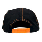 orange snap back baseball hat