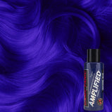 dark blue hair semi permanent hair dye with purple undertones 
