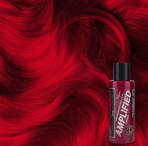 bright red semi permanent hair dye