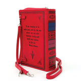 Dracula red book handbag Bram Stoker wristlet 